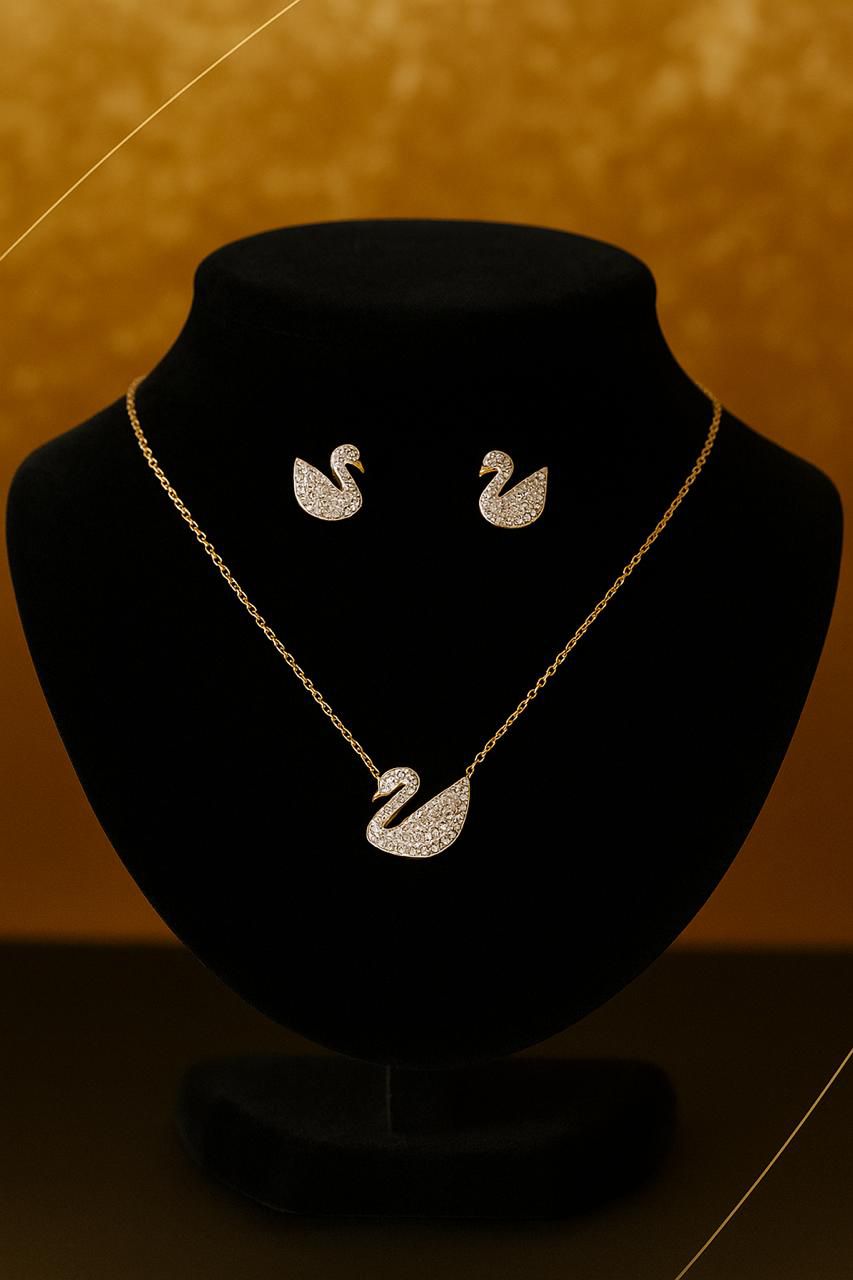 Swan Elegance Set - Zaraqsh Jewels