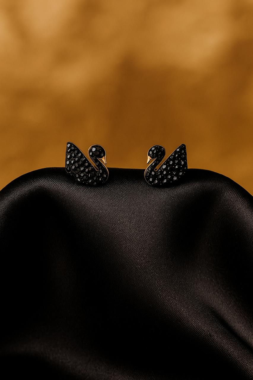 Swan - studs - Zaraqsh Jewels