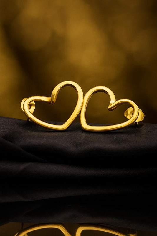 Heart - shaped studs - Zaraqsh Jewels